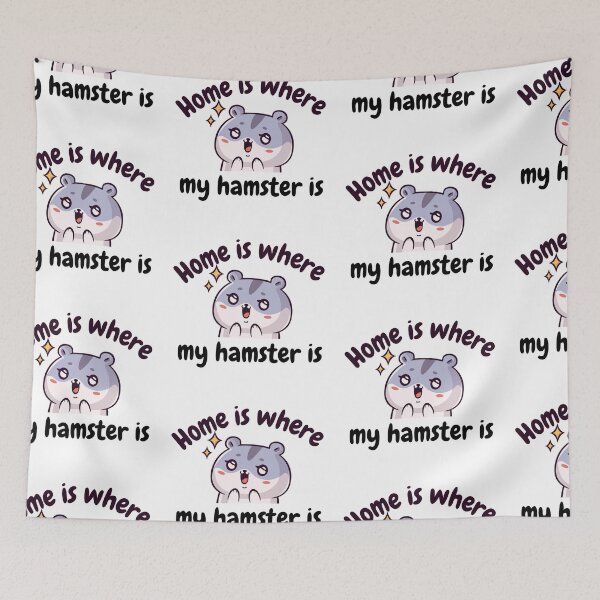 Item preview, Home Is Where My Hamster Is designed and sold by SweetAndSpice.