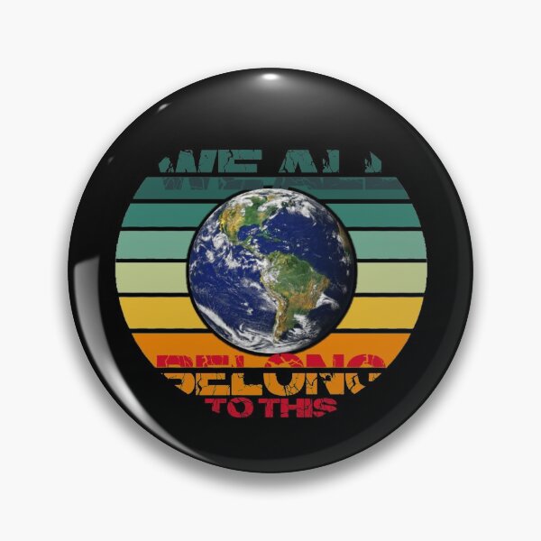 Item preview, We All Belong To This T-Shirt.Retroearth T-Shirt. designed and sold by OAPod.