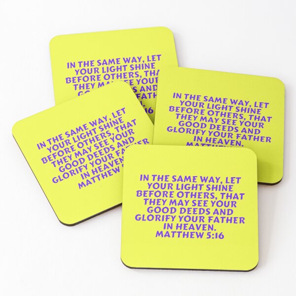 Item preview, Bible Verse Matthew 5:16 designed and sold by Prayingwarrior.