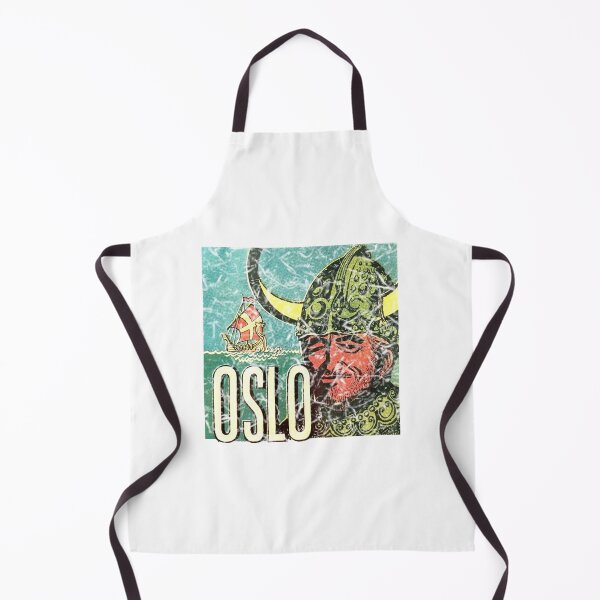 Item preview, Oslo Norway Viking Vintage Travel Decal designed and sold by hilda74.