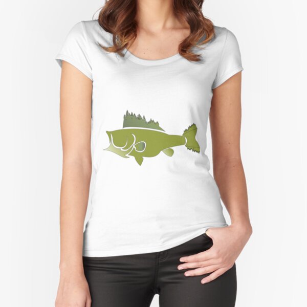 Largemouth Bass Fishing for men Cool Fish Hunting Lovers Art