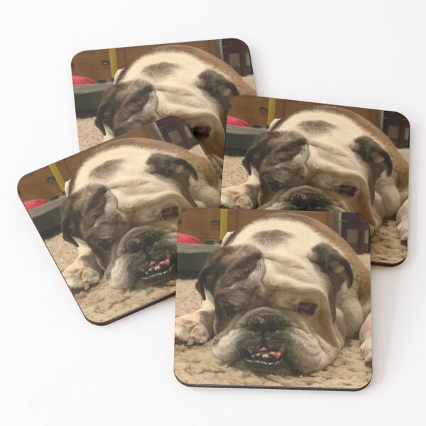 Item preview, My bulldog in a closeup  designed and sold by Mariann Moritz.