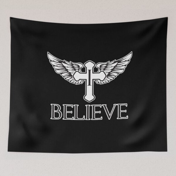 Item preview, Believe Winged Cross Gift designed and sold by TTFMerch.