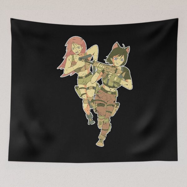 Item preview, Girls With Guns Military Anime Soliders Gamer designed and sold by American-Proud.