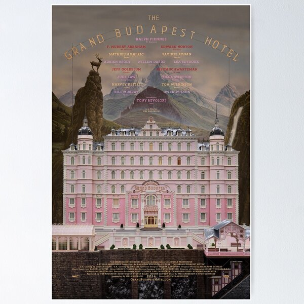Item preview, the grand budapest hotel designed and sold by Misheac.