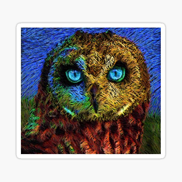 Owl Sticker