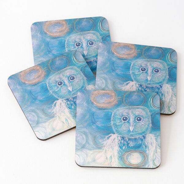 Item preview, Blue Owl Knows Painted by Nowlove Art designed and sold by nowloveart.