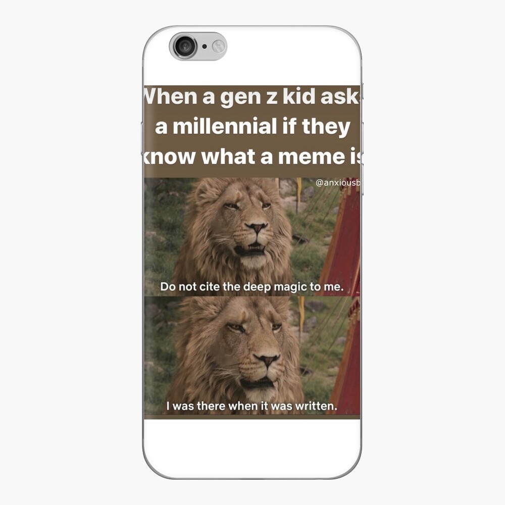 When a Gen Z kid asks a Millennial if they know what a Meme Is Sticker  for Sale by alisonleasmith