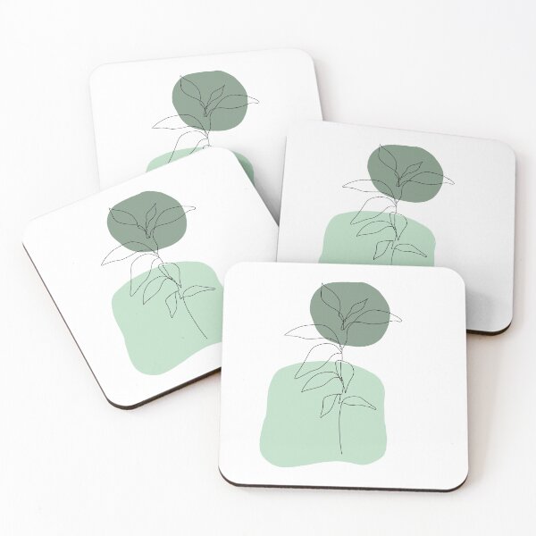 Item preview, Cool Toned Leaves Line Art designed and sold by MillerDesigns-.