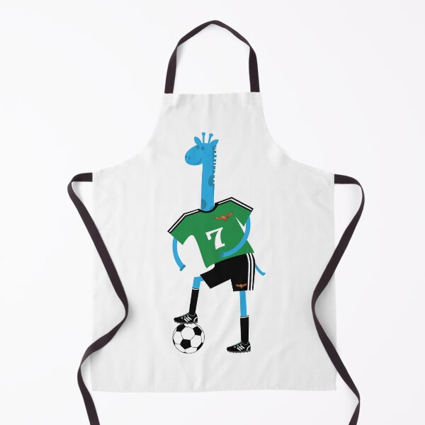 Item preview, Julian - the blue giraffe soccer player designed and sold by bluegiraffekids.
