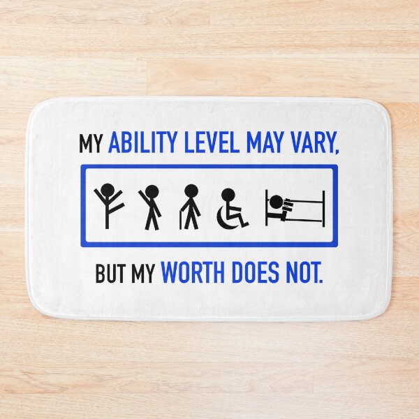Item preview, Disability and Chronic Illness Awareness Advocacy - Ability Level May Change designed and sold by srhosterman.