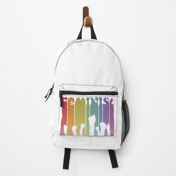Item preview, Feminist Rainbow - White designed and sold by MaryJaneRC.