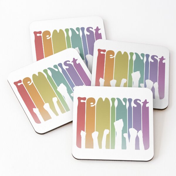 Item preview, Feminist Rainbow - White designed and sold by MaryJaneRC.