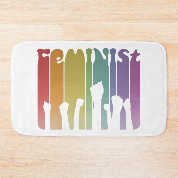 Item preview, Feminist Rainbow - White designed and sold by MaryJaneRC.