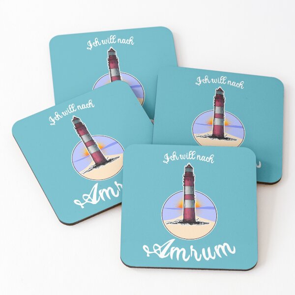 Item preview, Amrum lighthouse Urban Sketch motif North Sea Amrum designed and sold by emm-j.