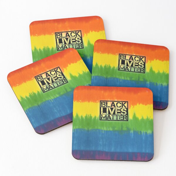 Item preview, Black Lives Matter Rainbow Tie Dye Shirt BLM LGBT designed and sold by djkirei.