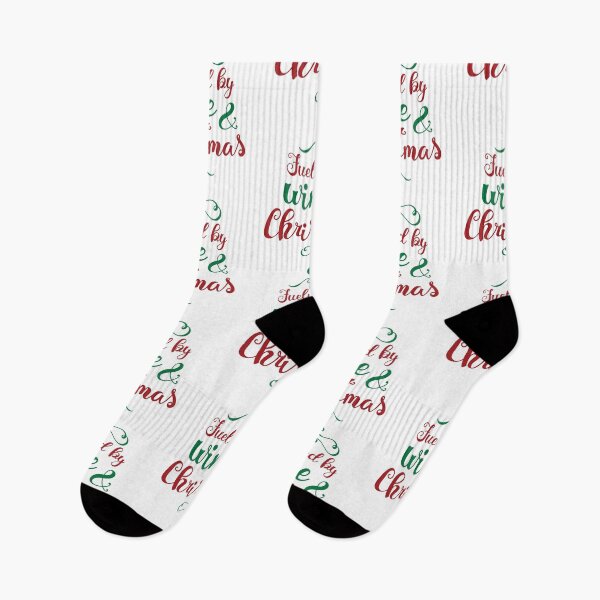 Item preview, Fueled by Wine and Christmas designed and sold by OrnamentallyYou.