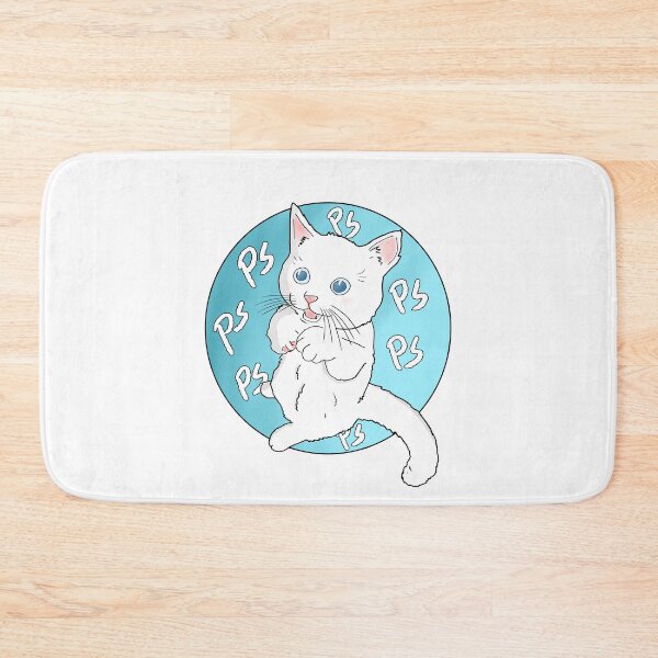 Item preview, Tell Your Cat I Said Pspsps - White and Blue designed and sold by OooiChris.