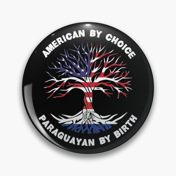 Item preview, Paraguayan By Birth American By Choice, Half Paraguayan Half American Flag, Paraguayan Roots Tree designed and sold by ArtsyloShop.