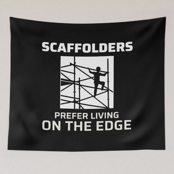 Item preview, Scaffolder Scaffold Builder Scaffolding Platform Worker Funny Sayings designed and sold by CuteDesigns1.