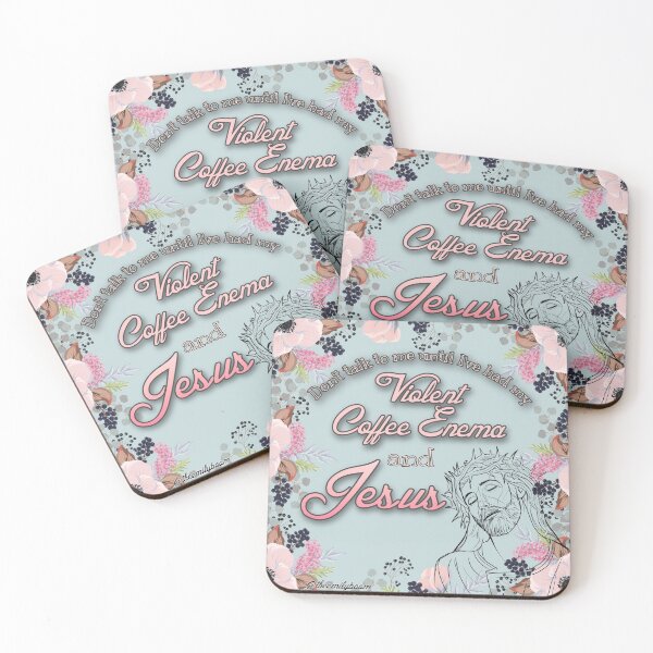 Item preview, Enema de café y Jesús designed and sold by Theemilyboom.