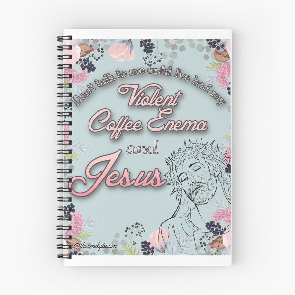 Item preview, Coffee Enema and Jesus designed and sold by Theemilyboom.