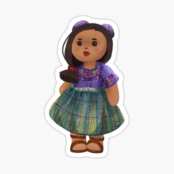 Muñecas Guatemala Pegatina
