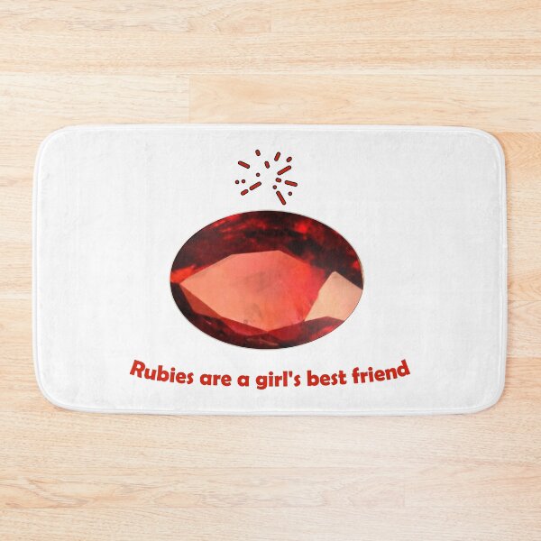 Item preview, Rubies are a girls best friend designed and sold by Vicky Rodden.