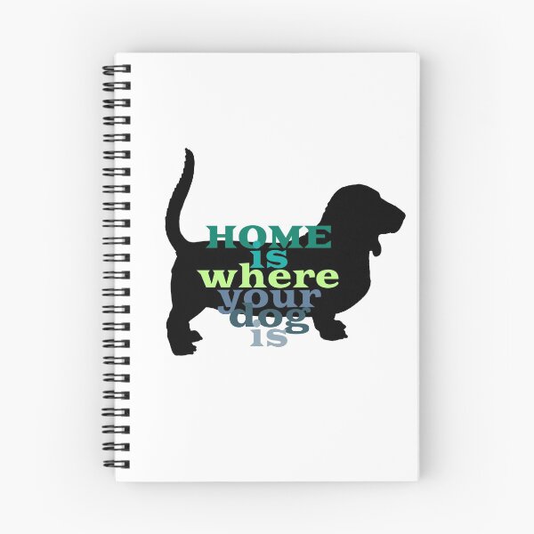 Item preview, Home Is Where Your Dog Is (Bassethound Black) designed and sold by superdumb70.