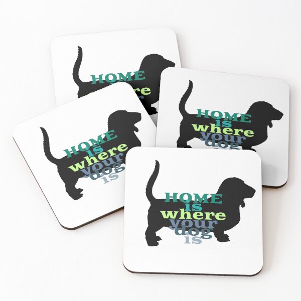 Item preview, Home Is Where Your Dog Is (Bassethound Black) designed and sold by superdumb70.