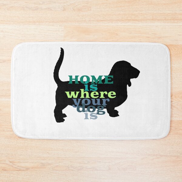 Item preview, Home Is Where Your Dog Is (Bassethound Black) designed and sold by superdumb70.