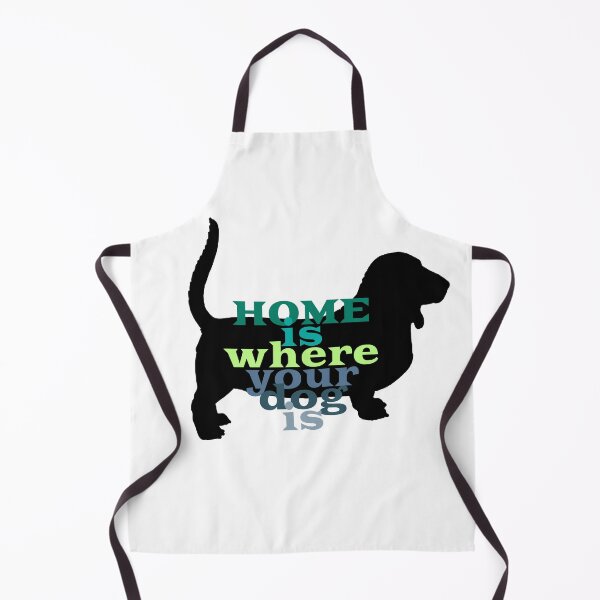 Item preview, Home Is Where Your Dog Is (Bassethound Black) designed and sold by superdumb70.