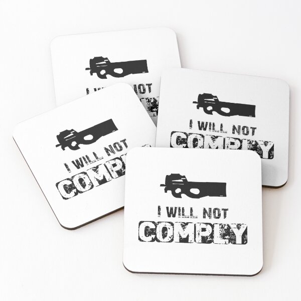 Item preview, I will not comply | P90 Funny T-shirt designed and sold by Amamk Design.