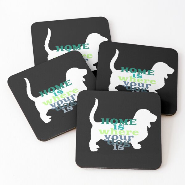 Item preview, Home Is Where Your Dog Is (Bassethound White) designed and sold by superdumb70.