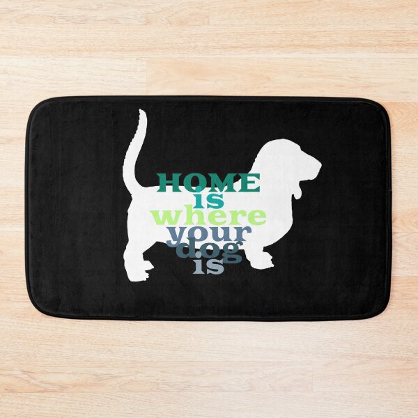 Item preview, Home Is Where Your Dog Is (Bassethound White) designed and sold by superdumb70.