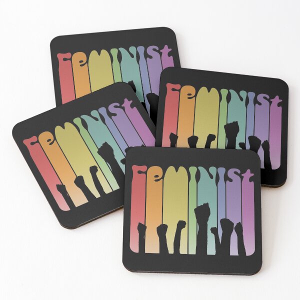 Item preview, Feminist Rainbow - Black designed and sold by MaryJaneRC.