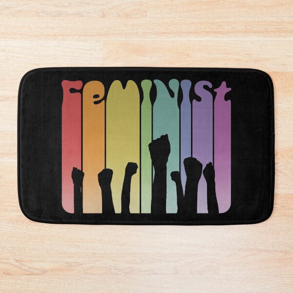 Item preview, Feminist Rainbow - Black designed and sold by MaryJaneRC.