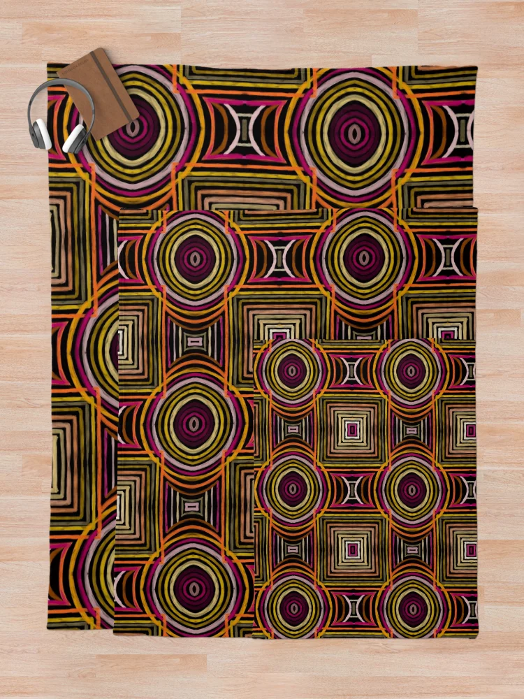 Thumbnail 5 of 6, Throw Blanket, Basket designed and sold by Janie in Repeat .