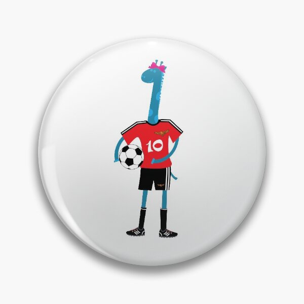Item preview, Julia - the blue giraffe soccer player designed and sold by bluegiraffekids.