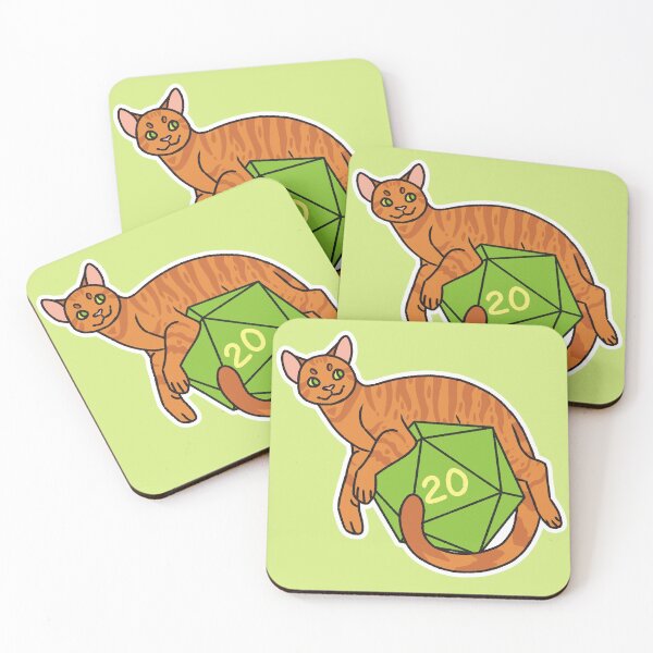 Item preview, Gato D20 (Falso Tabby Naranja) Piel Corta designed and sold by DottieArts01.