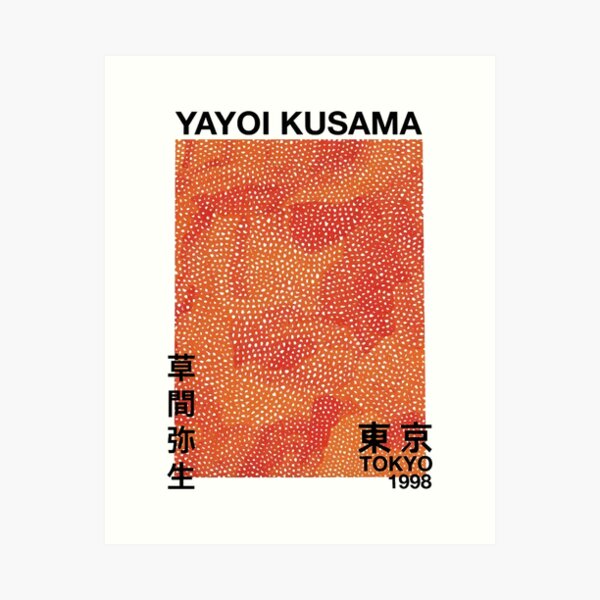 Yayoi kusama Exhibition Art Print