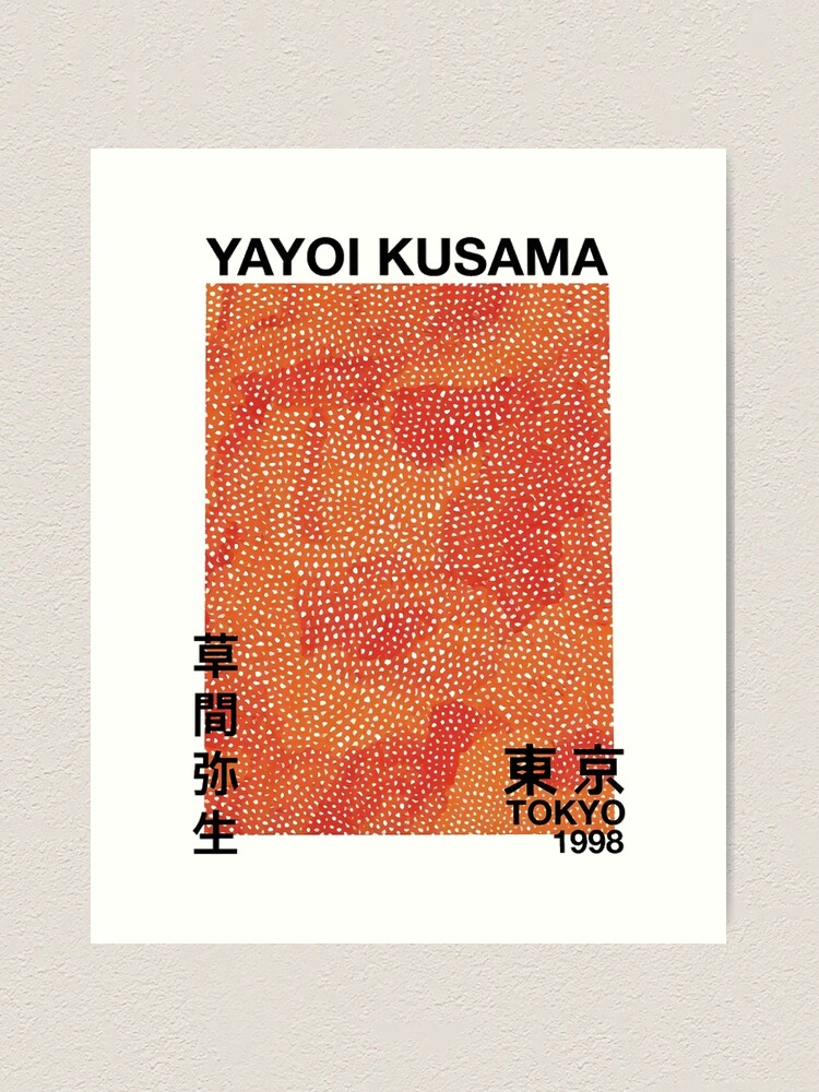 Alternate view of Yayoi kusama Exhibition Art Print