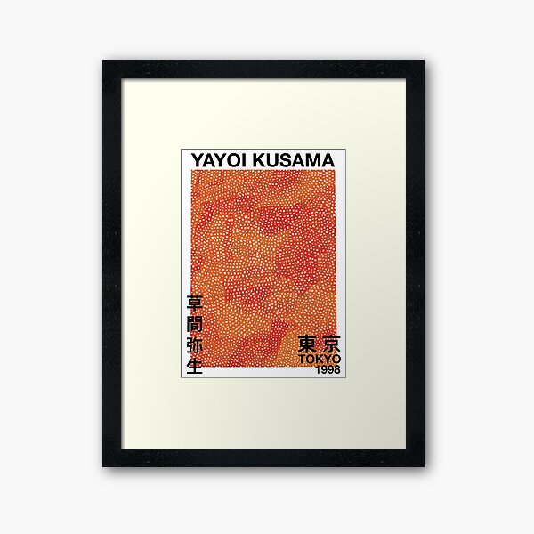 Yayoi kusama Exhibition Framed Art Print