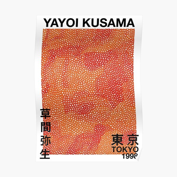 Exposición Yayoi kusama Póster