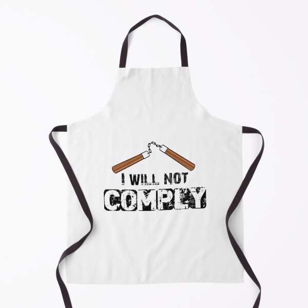 Item preview, I will not comply | Nunchaku Funny T-shirt designed and sold by Amamk Design.