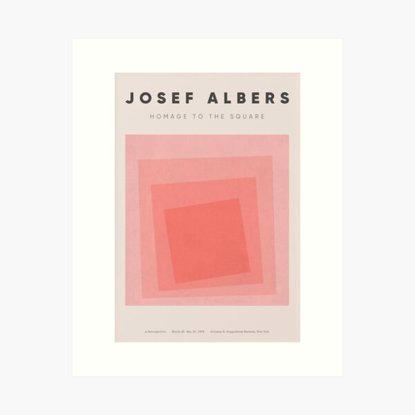 Josef Albers Kunstdruck