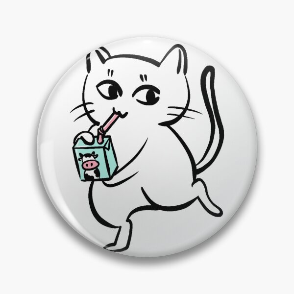 Item preview, Cat enjoys her milk. designed and sold by r3nuneducated.