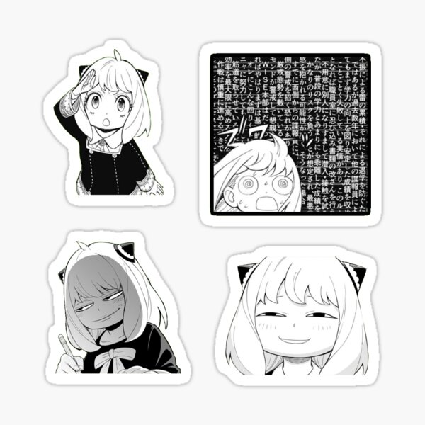 [ SALE ] ⭐⭐⭐⭐⭐ SPY X FAMILY Anya Pack 30 Sticker