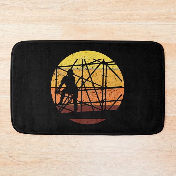 Item preview, Scaffolder Scaffold Scaffolding Platform Worker Vintage Retro designed and sold by CuteDesigns1.