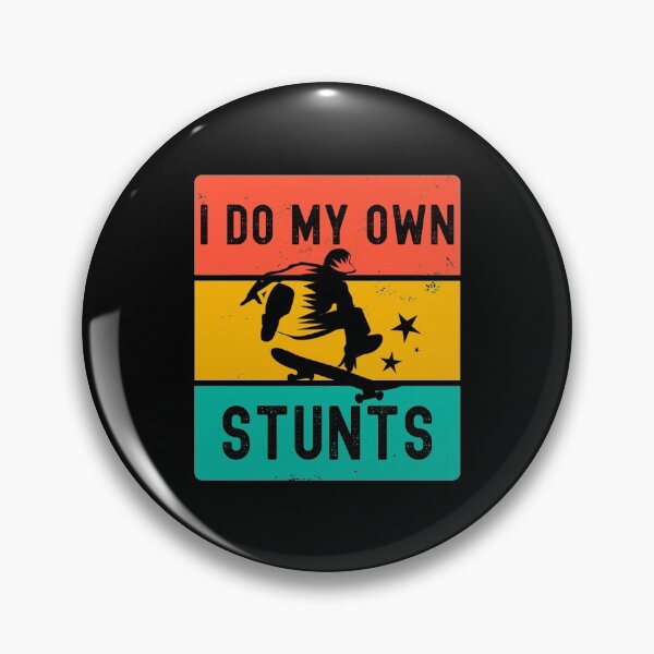 Item preview, I Do My Own Stunts Funny Injury Get well Skateboard T-Shirt designed and sold by thegoodplan.